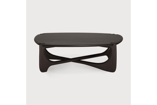 PI COFFEE TABLE - VARNISHED MAGHOGANY - DARK BROWN