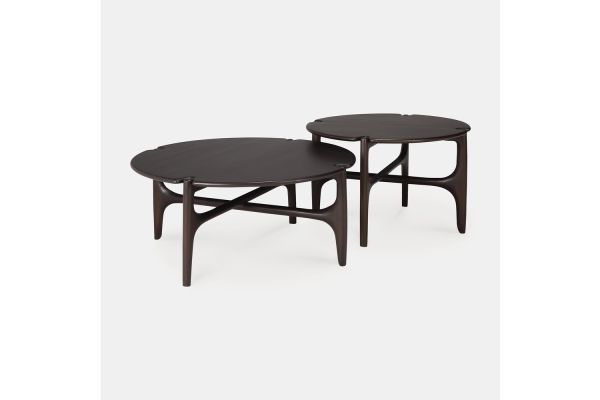 PI COFFEE TABLE - VARNISHED MAGHOGANY - DARK BROWN