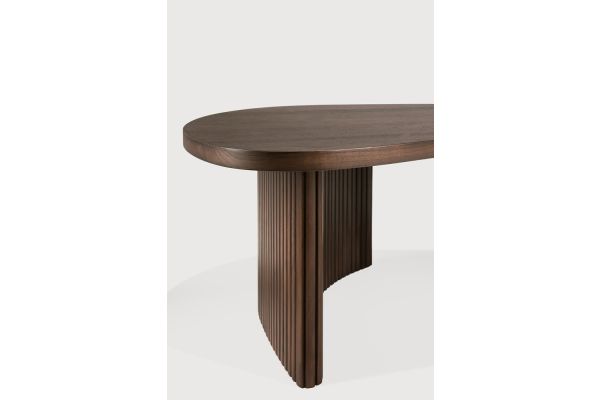 BOOMERANG COFFEE TABLE - VARNISHED TEAK - BROWN