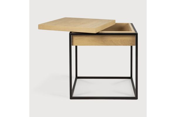 MONOLIT SIDE TABLE - OAK - SQUARE 