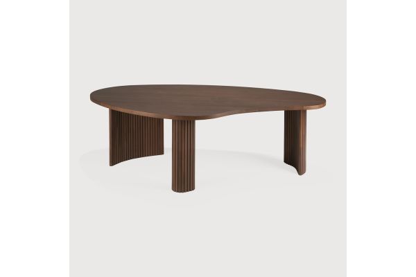 BOOMERANG COFFEE TABLE - VARNISHED TEAK - BROWN