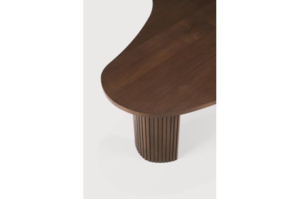 BOOMERANG COFFEE TABLE - VARNISHED TEAK - BROWN