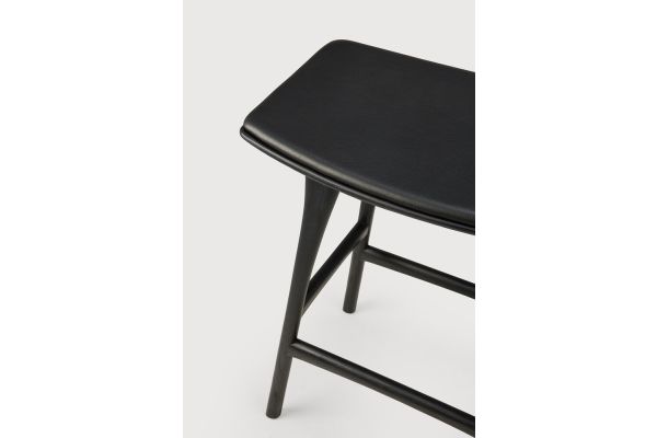 OSSO COUNTER STOOL - VARNISHED OAK - BLACK 