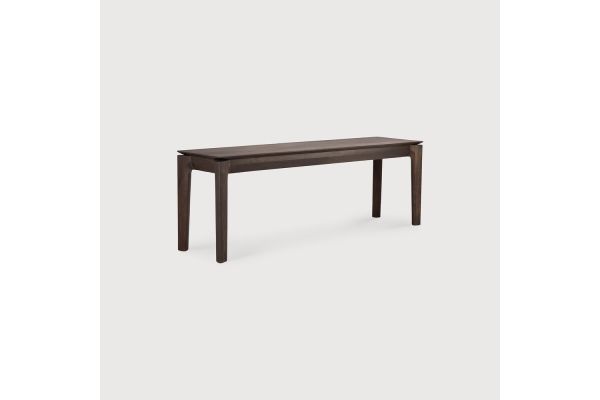 BOK BENCH - VARNISHED OAK -  BROWN 126 x 35 x 46	