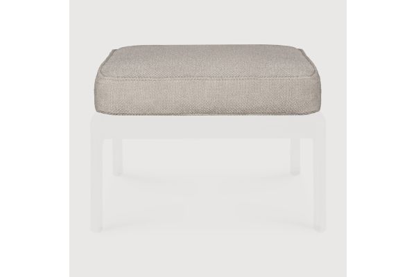 JACK FOOTSTOOL CUSHION -IVORY FABRIC 53 x 47 x 10