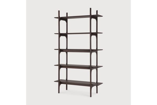 PI RACK - VARNISHED MAHOGNY - DARK BROWN 