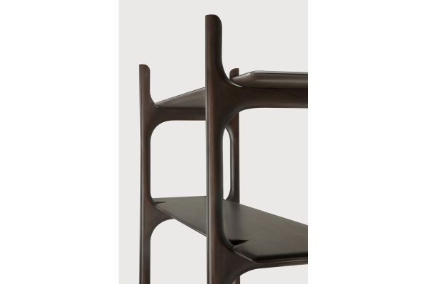 PI RACK - VARNISHED MAHOGNY - DARK BROWN 