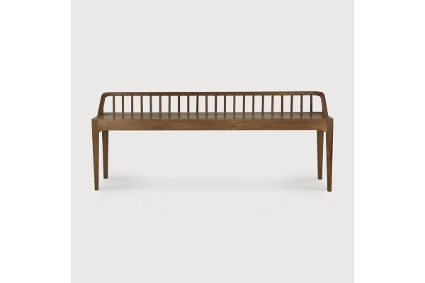 SPINDLE BENCH - RECLAIMED TEAK 150 x 35 x 60 14176