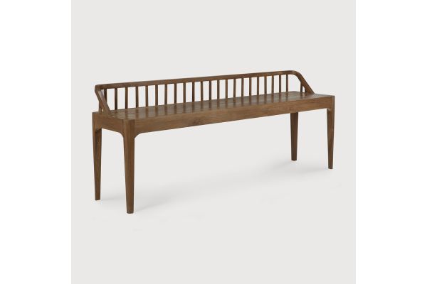 SPINDLE BENCH - RECLAIMED TEAK 150 x 35 x 60 14176