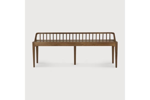 SPINDLE BENCH - RECLAIMED TEAK 150 x 35 x 60 14176