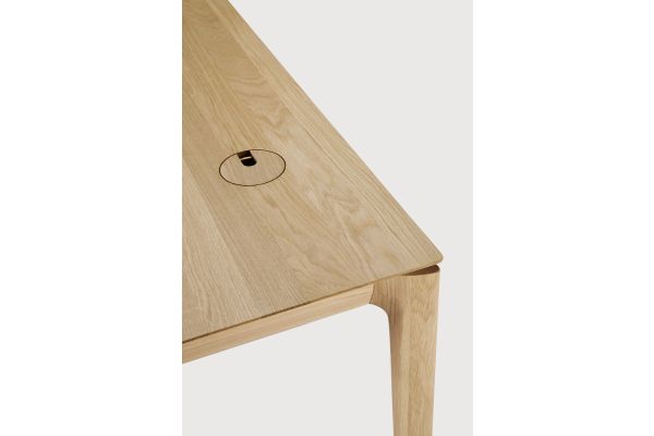 BOK DESK - VARNISHED OAK - RECTANGULAR 