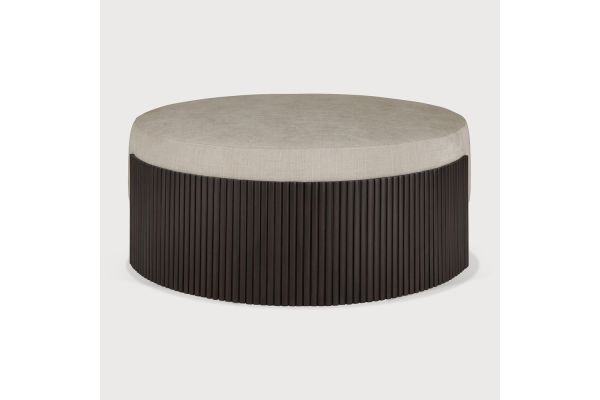 ROLLER MAX POUF - VARNISHED MAHOGANY - DARK BROWN 
