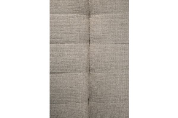 N701 FOOTSTOOL - ECRU ECO FABRIC 70 x 70 x 43	