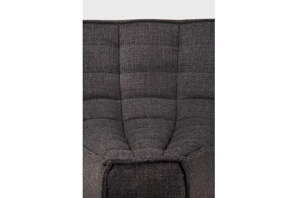ETHNICRAFT N701 SOFA-ROUND CORNER-DARK GREY - 45° 