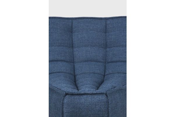 ETHNICRAFT N701 SOFA-ROUND CORNER-BLUE - 45° ROUND