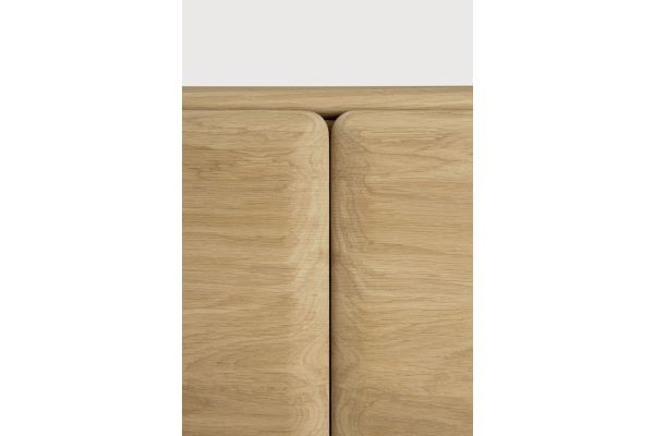 PI TV CUPBOARD - OAK - 1 FLIP-DOWN DOOR - 1 DRAWER