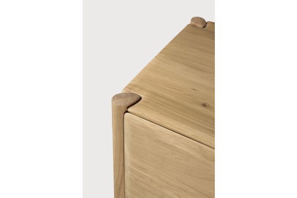 PI TV CUPBOARD - OAK - 1 FLIP-DOWN DOOR - 1 DRAWER