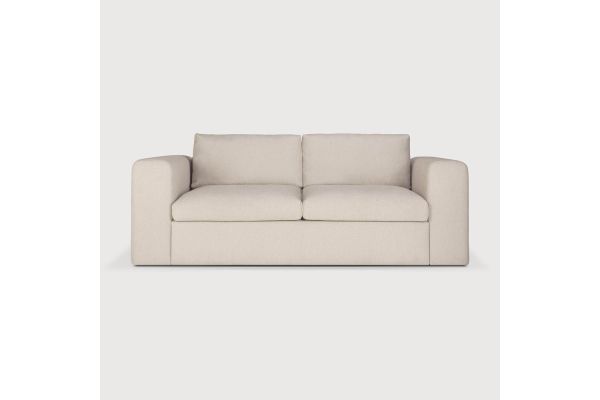 MELLOW SOFA - OFF WHITE ECO FABRIC - 2.5 SEATER 
