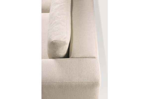 MELLOW SOFA - OFF WHITE ECO FABRIC - 2.5 SEATER 