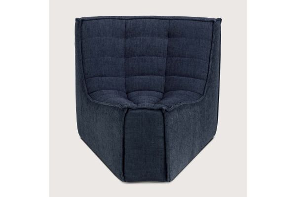 ETHNICRAFT N701 - GRAPHITE ECO FABRIC- 45° ROUND 