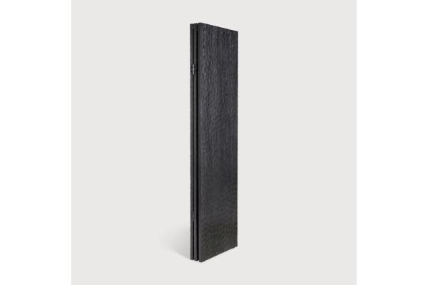 CHOPPED ROOM DIVIDER - VARNISHED MAHOGANY - BLACK 