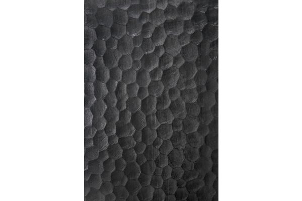 CHOPPED ROOM DIVIDER - VARNISHED MAHOGANY - BLACK 