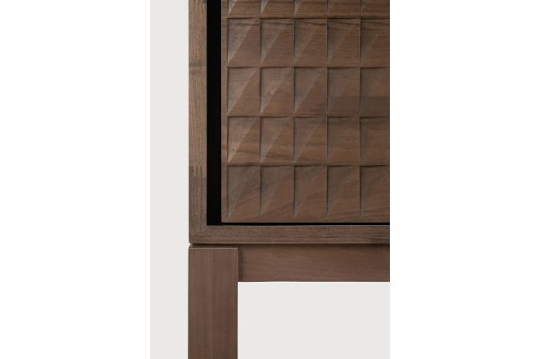 SONO SIDEBOARD - VARNISHED TEAK - LIGHT BROWN 