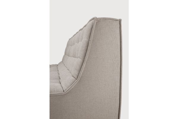 N701 MODULAR SOFA - ECRU ECO FABRIC - 3 SEATER 