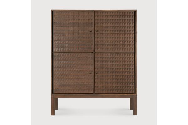 SONO SIDEBOARD - VARNISHED TEAK - LIGHT BROWN 