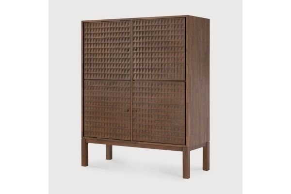 SONO SIDEBOARD - VARNISHED TEAK - LIGHT BROWN 