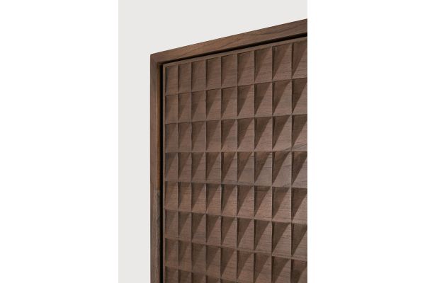 SONO SIDEBOARD - VARNISHED TEAK - LIGHT BROWN 