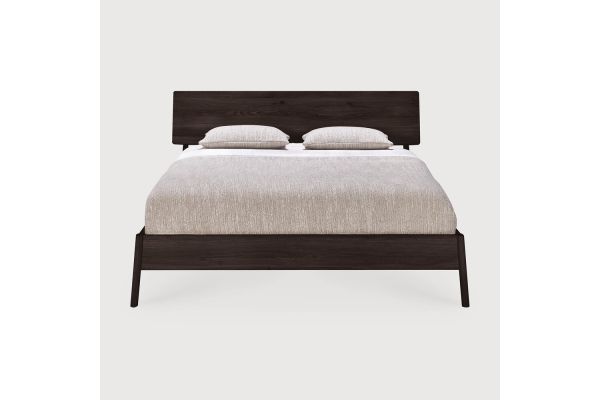 AIR BED - VARNISHED OAK - BROWN - MARTTRESS 