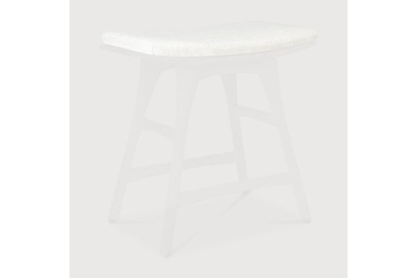 OSSO OUTDOOR STOOL CUSHION - OFF WHITE FABRIC