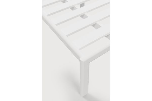 JACK OUTDOOR FOOTSTOOL FRAME - ALUMINIUM - WHITE 