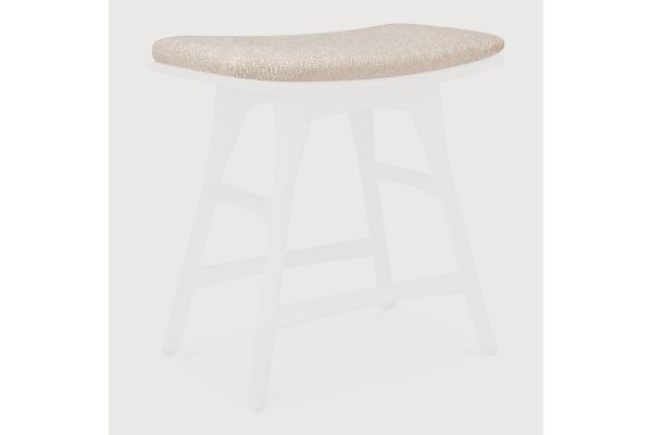 OSSO OUTDOOR STOOL CUSHION - NATURAL FABRIC 