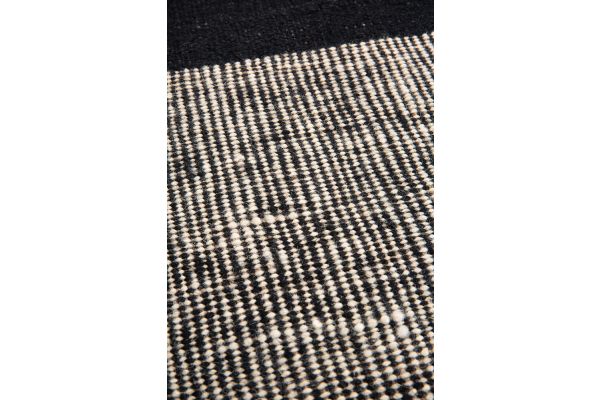 DOTS KILIM RUG - BLACK  170 x 240 x 1	21718