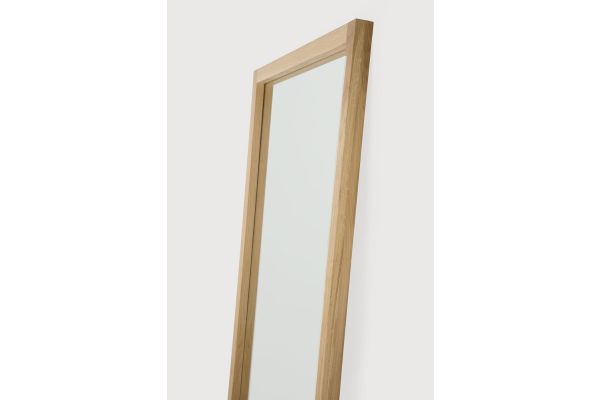 ETHNICRAFT LIGHT FRAME-FLOOR MIRROR-OAK 51299 