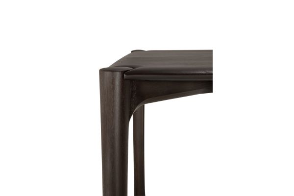 TEAK DARK-BROWN VARNISHED BOK DINNING 180X90 CM