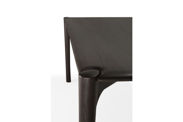 TEAK DARK-BROWN VARNISHED BOK DINNING 240X100