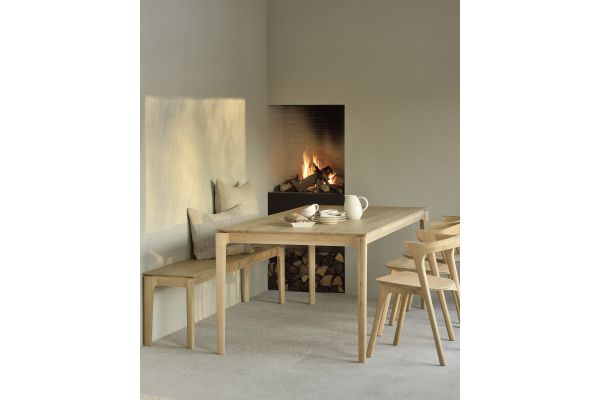 BOK DINING TABLE - VARNISHED OAK - RECTANGULAR 200 X 95 X 76 55203