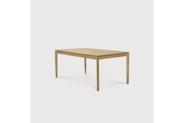 BOK EXTENDABLE DINING TABLE - VARNISHED OAK - RECTANGULAR 140/220 X 90 X 76 55207