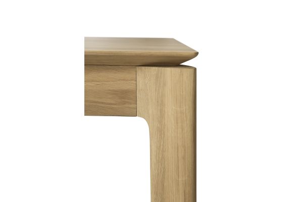 BOK EXTENDABLE DINING TABLE - VARNISHED OAK - RECTANGULAR 140/220 X 90 X 76 55207