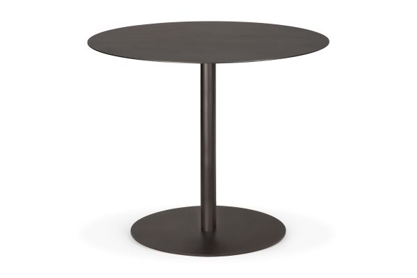 BLEND DINING TABLE - METAL TOP - DARK BRONZE - DARK BRONZE BASE - ROUND 90 X 90 X 76 60122