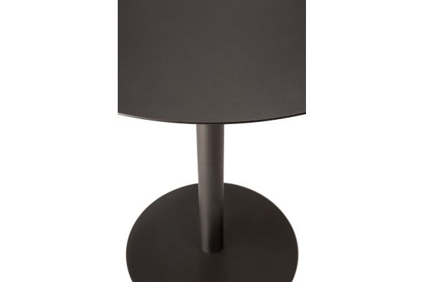 BLEND DINING TABLE - METAL TOP - DARK BRONZE - DARK BRONZE BASE - ROUND 90 X 90 X 76 60122