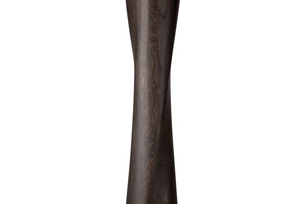 TORSION DINING TABLE - VARNISHED OAK - BROWN - ROUND 90 X 90 X 76 50024