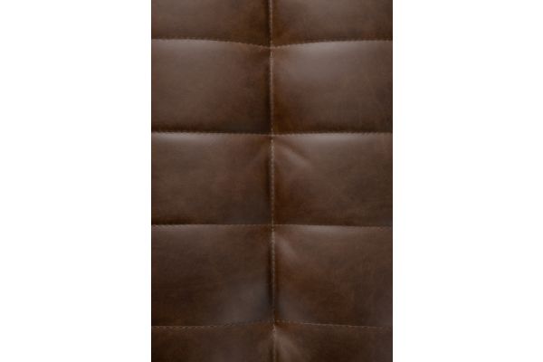 N701 MODULAR SOFA - CHESTNUT LEATHER - 2 SEATER 140 X 91 X 76 20290