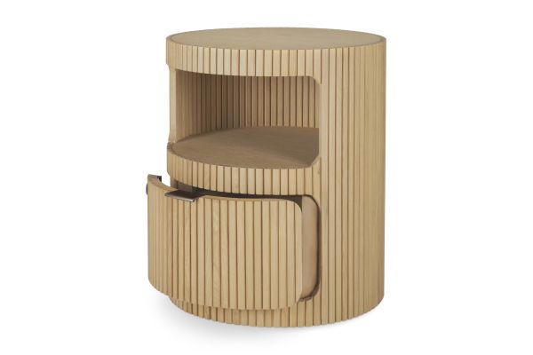 BOOMERANG DRAWER UNIT - OAK - 1 DRAWER - WITH KEYL