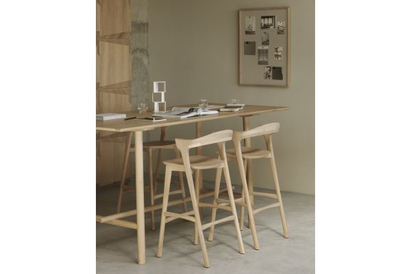 BOK BAR STOOL - VARNISHED OAK 50 X 53 X 103 51561