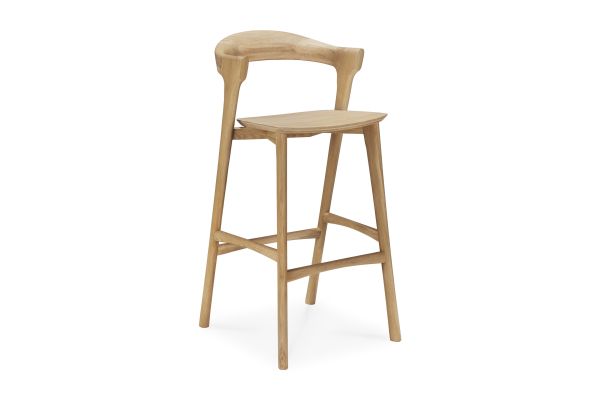 BOK BAR STOOL - VARNISHED OAK 50 X 53 X 103 51561