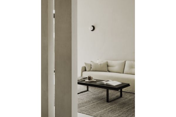 WEAVE SOFA - BONE FABRIC - 3 SEATER - REMOVABLE COVER 244 X 95 X 75 21412